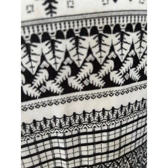 Talbots Black and White Snowflake Sweater - Picture 3 of 4